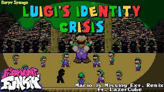 FNF  Luigis Identity Crisis V2 Mario Is Missing Extended Remix ft LazerCube [upl. by Atiekahs187]