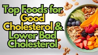 Top Foods For Producing Good Cholesterol And Lowering Bad Cholesterol [upl. by Ailahk]