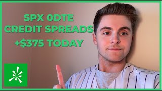 How to Make 375 Daily Trading 0DTE Options SPX Credit Spreads [upl. by Yesnnyl191]