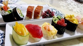 How to Make Nigiri Sushi Gunkanmaki Recipe にぎり寿司 軍艦巻き作り方 レシピ [upl. by Aihseken]