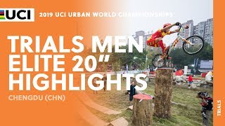 Trials Men Elite 20quot Final Highlights  2019 UCI Urban Cycling World Championships [upl. by Nivrem]