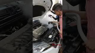 Engine cleaning with Steam wash [upl. by Kutchins447]