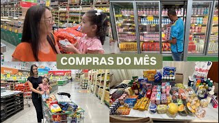 NOSSAS COMPRAS DO MÊS EM REDE ATACADISTA  VALOR TOTAL  LAÍS VELOSO [upl. by Eirrehs]