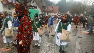 Narrentreffen Oberwolfach 2017 Teil 6 [upl. by Ahsimac]