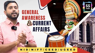 General knowledge and Current Affairs Topics for NIFT NID UCEED Entrance Exam [upl. by Yllim856]