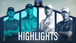 Thomas Pieters amp Alex Noren vs Richard Mansell amp Ewen Ferguson FOURSOMES  2023 Hero Cup [upl. by Havelock]