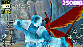 BEN 10 ULTIMATE ALINE COSMIC DESTRUCTION ISOANDROID GAMEPLAY PPSSPP [upl. by Leandre892]