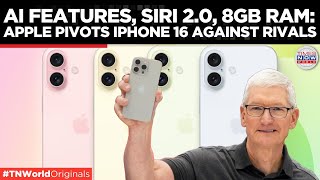 Apple Launches iPhone 16 with AI features 8GB Ram I Apple Launch Event  Times Now World [upl. by Serg]