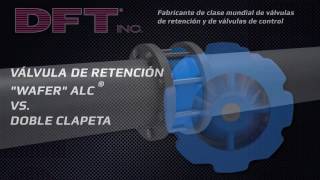 DFT ALC® Válvula de Retención Wafer ALC vs Doble Clapeta [upl. by Coltun745]