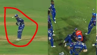 Ishan Kishans Injury career ending injury hope he is fine  RCBVSMI IPL11 twitter HIGHLIGHTS [upl. by Yecnahc720]