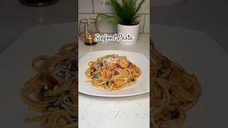 Seafood pasta cookwithme dinnerideas foodie [upl. by Cruce]