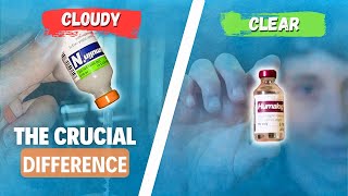 Clear Vs Cloudy Insulin How to Make Sure Your Insulin is Safe for Use [upl. by Yseult]