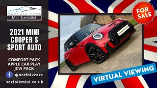 2021 Mini Cooper S Sport 3 Door auto Red [upl. by Munson99]