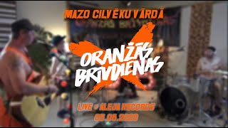 Oranzas Brivdienas  Mazo cilvēku vārdā live at Aleja Records [upl. by Odin619]