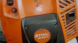 starter assembly of STIHL BR 800 C Blower how to repair STIHL BR 800 C starter assembly [upl. by Tolecnal254]