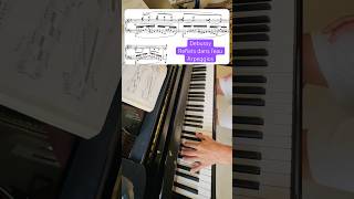 Practicing ARPEGGIOS left hand from Debussy’s “Reflets dams l’eau” piano classicalpianist [upl. by Eerehc]