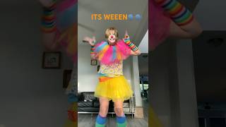 clowncore clowncostume clownface clownmakeup circusclown halloween altfashion clowning ween [upl. by Ahsiekat431]