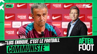 PSG  “Luis Enrique c’est le football communiste” estime Riolo [upl. by Amzu]