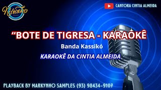 Bote de Tigresa Kassikó  Karaoke da Cintia Almeida [upl. by Mady691]