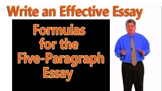 How to Write an Essay Formulas for 5Paragraph Essay [upl. by Rosamund]