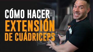 🔴Extensión de CUADRICEPS en MAQUINA Manual de instrucciones 🤓 [upl. by Dric]