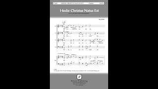 Hodie Christus Natus Est SATB—Guy Forbes [upl. by Seraphim]