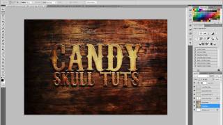 Western Style Text Effect In Photoshop [upl. by O'Brien]