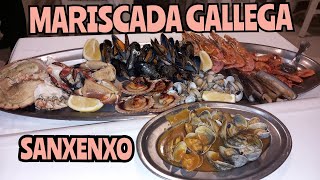 TÍPICA MARISCADA GALLEGA SANXENXO PONTEVEDRA [upl. by Tenahs]