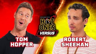 The Umbrella Academys Tom Hopper vs Robert Sheehan  Hot Ones Versus [upl. by Ahsein]