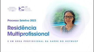 Residência Multiprofissional HCFMUSP 2023 [upl. by Streeto]