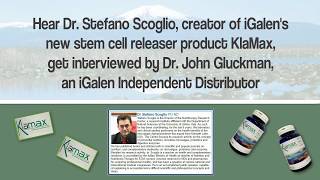 Dr Stefano Scoglio KlaMax Creator  Interview with John Gluckman  1 of 10 [upl. by Knowling345]