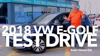 2018 VW EGOLF Test Drive  Model 3 Owners Club [upl. by Buine]