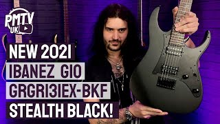 New For 2021  Ibanez GIO GRGR131EXBKF  A Stealthy Sleek Super Affordable Guitar Review amp Demo [upl. by Jeritah]