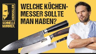 Welche Küchenmesser sollte man haben  Hensslers Anleitungen Tipps amp Tricks [upl. by Sosna]