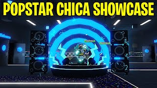 POPSTAR CHICA SHOWCASE IN FIVE NIGHTS TD EXCLUSIVE UNIT IN NEW UPDATE [upl. by Januisz]