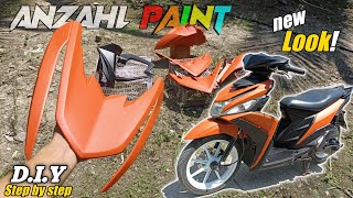 Mio i125 fairings DIY repaint using Anzahl paint quotStep by stepquot  𝘽𝙊𝘽𝙒𝙀𝙍𝙆𝙕 [upl. by Sitruk807]