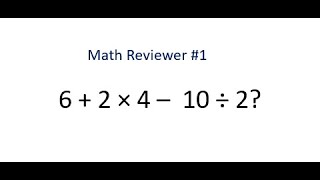 Math Reviewer 1  PEMDAS [upl. by Mook]