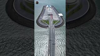 समुद्र पर बना दुनिया का सबसे लंबा ब्रिज  world longest bridge  shorts bridge engineering [upl. by Ahsetan]