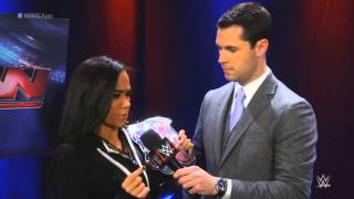 AJ Lee Vs The World WWE App Exclusive November 10 2014 [upl. by Natam]