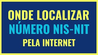 Como saber número NIS PIS PASEP NIT pela internet [upl. by Kotto45]