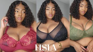 HSIA Bra Try On Haul  Up To Size DDD Bra That Looks Good And Fits  Beautiful Lace Bra 44DDD [upl. by Hadwin]