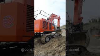 Hitachi ZX690 excavator working [upl. by Wenoa]