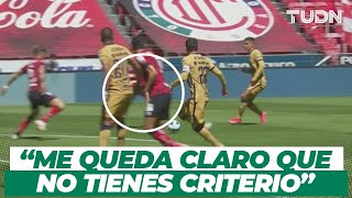 ¡SE PRENDIERON 🔥 Marco Cancino Alonso Cabral y Kikín se dicen de todo en Toluca vs Pumas I TUDN [upl. by Ignatia]