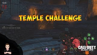 How to do the quotSurvive a full round in the Templequot Challenge in Call of Duty Black Ops 4 Zombies [upl. by Nadnarb]