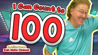 I Can Count to 100  Move and Count to 100  Jack Hartmann [upl. by Anekahs]