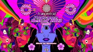 Psytrance Best of 2023 mix by Khromata Trancentral Mix 184 [upl. by Chavey274]