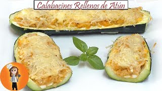 Calabacines rellenos de Atún  Receta de Cocina en Familia [upl. by Moseley209]