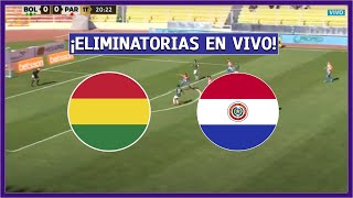 🔴 BOLIVIA vs PARAGUAY EN VIVO ⚽ ELIMINATORIAS RUMBO AL MUNDIAL  LA SECTA DEPORTIVA [upl. by Ayaros62]