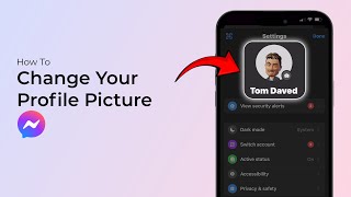 How To Change Your Profile Picture On Messenger [upl. by Nomsed605]