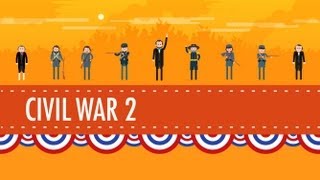 The Civil War Part 2 Crash Course US History 21 [upl. by Kevon298]